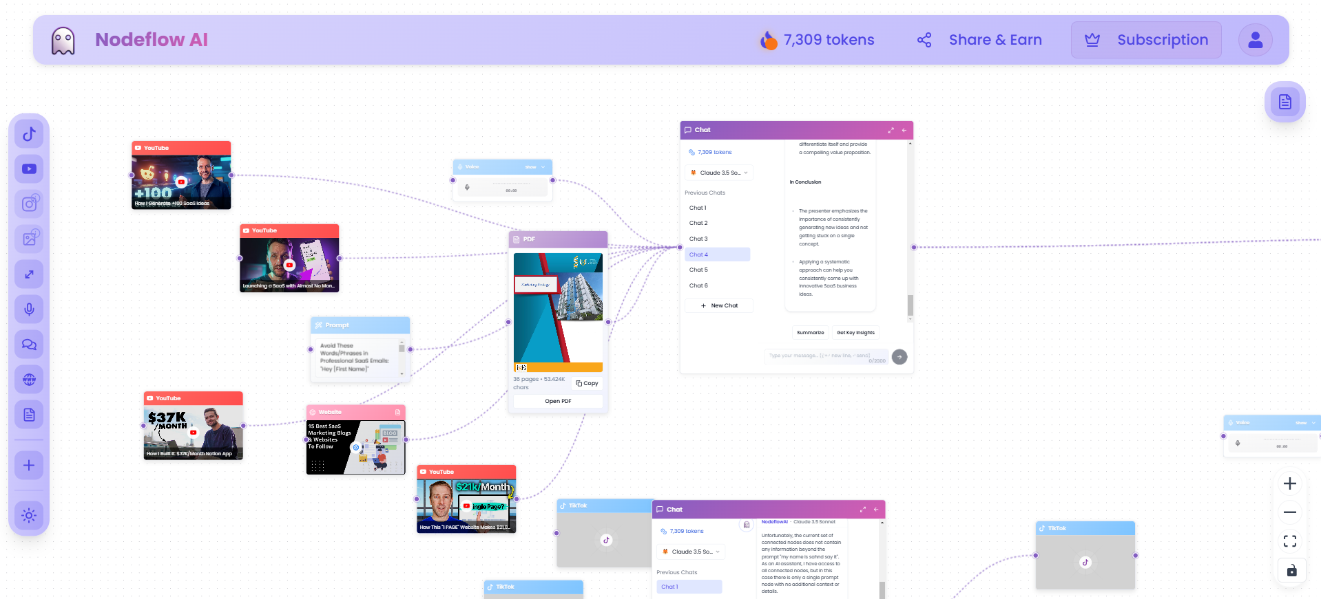 Nodeflow AI Dashboard